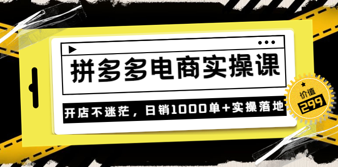 【副业项目3832期】拼多多电商实操课：多多搜索怎么开车，拼多多怎么提高转化率-千知鹤副业网