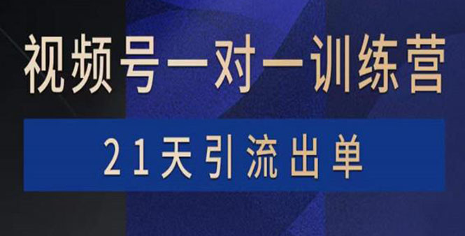 【副业项目4068期】视频号训练营：带货，涨粉，直播，游戏，四大变现新方向，21天引流出单-千知鹤副业网