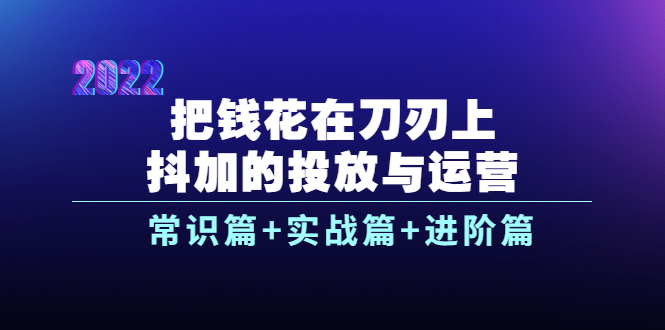 【副业项目4086期】dou+的投放与运营：常识篇+实战篇+进阶篇（28节课）-千知鹤副业网