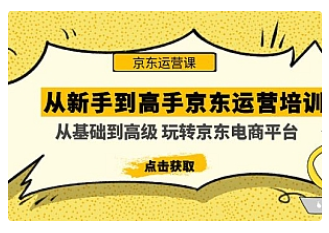 【副业项目5010期】从新手到高手京东运营培训：从基础到高级 玩转京东电商平台-千知鹤副业网