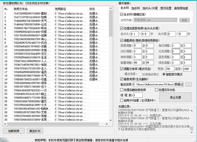 【副业项目5774期】抖音暴力起号，短视频美女号起号项目+千部擦边资源+批量剪辑去重软件-千知鹤副业网