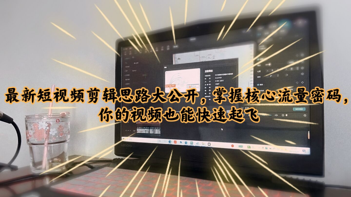 【副业项目6115期】最新短视频剪辑思路大公开，掌握核心流量密码，你的视频也能快速起飞-千知鹤副业网