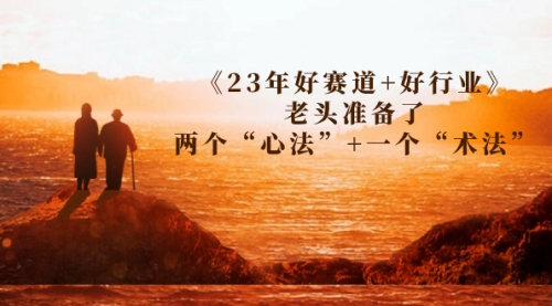 【副业项目7314期】某收费文章《23年好赛道+好行业》老头准备了两个“心法”+一个“术法”-千知鹤副业网